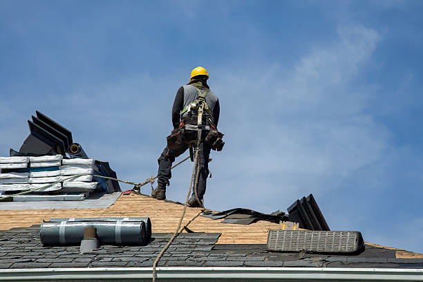 Professional Roofing technician working in Townsend, WI